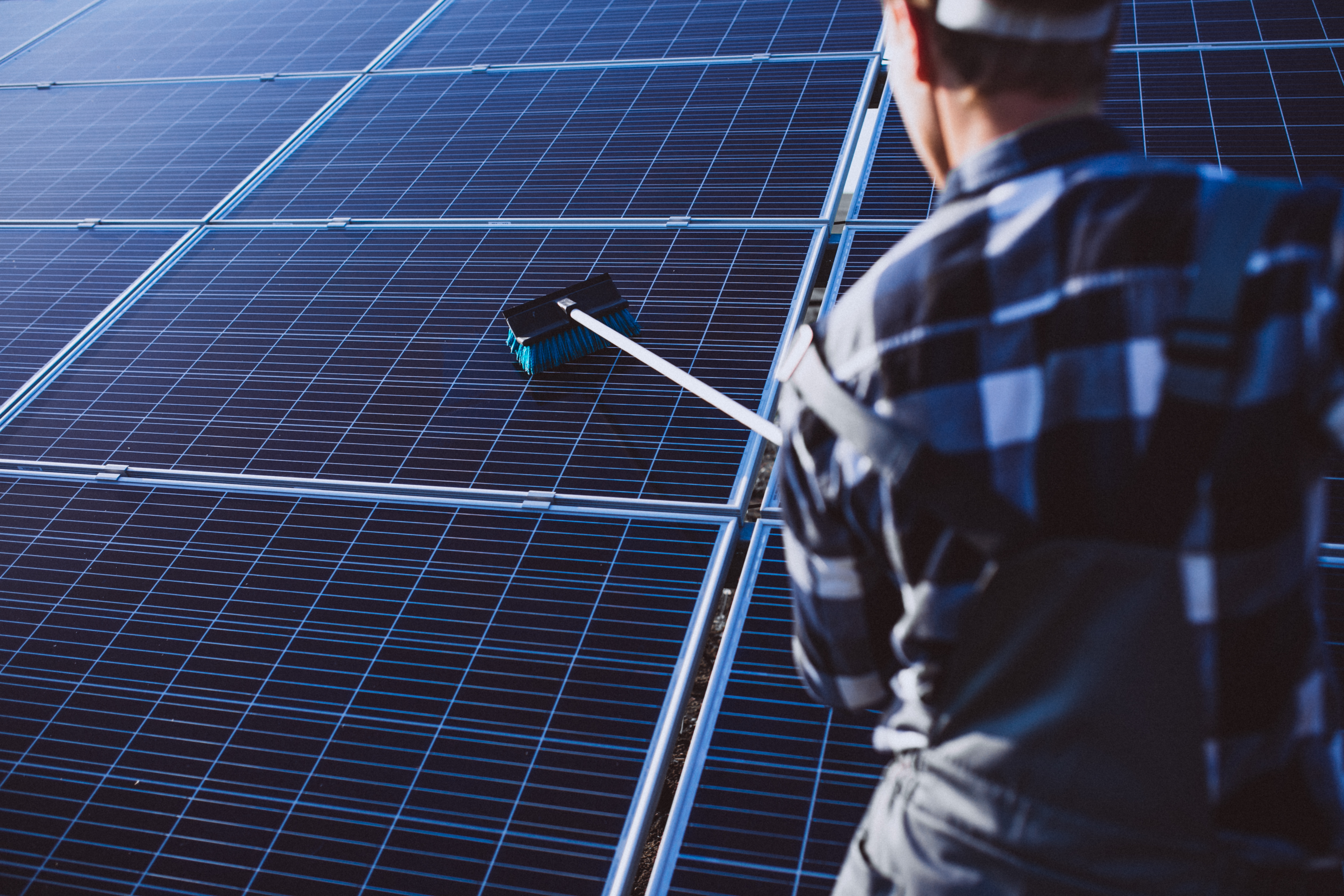Higienização de Placas Fotovoltaicas